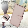 thumbnail image 3 of TECH CIRCLE For Google Pixel 6 Pro Wallet Case with Card Holder,PU Leather Flip Folio Shell Magnetic Closure Wrist Strap Kickstand Shockproof Protective Cover for Google Pixel 6 Pro 6.7" 2021,Rosegold, 3 of 6