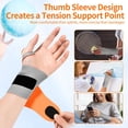 thumbnail image 5 of Wrist Brace for Carpal Tunnel, 2 Pack Wrist Wraps, Ultra Thin Wrist Brace Support, Adjustable Wrist Support, Breathable Wrist Compression Brace for Arthritis, Pain Relief, Tendonitis,Gray, 5 of 7