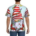 thumbnail image 2 of Rocae Funny Christmas Gnome for Men's Moisture-Wicking Crew Tee - T-Shirt for Sports, Outdoor Activities, and Casual WearMedium, 2 of 9