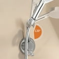 thumbnail image 4 of No-Hole Shower Head Holder | Adhesive Mount Bracket with Hook | 360-Degree Adjustable Arm for Bathroom | Holds up to 11 lbs | Clear, White, Gray, 4 of 6