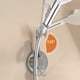 thumbnail image 4 of Soporte de cabezal de ducha ajustable sin orificio | Montura de bayoneta universal | Base de pared adhesiva impermeable giratoria de 360° | Ganchos incorporados para toallas y accesorios | Plástico, 4 of 6