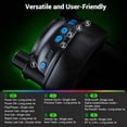 thumbnail image 2 of Wireless Gaming Headset, 2.4GHz Bluetooth Gaming Headphones with Noise Canceling Mic,3D Surround,60H Playtime for PS5 PS4 PC Switch Mac Phone,Blue, 2 of 9