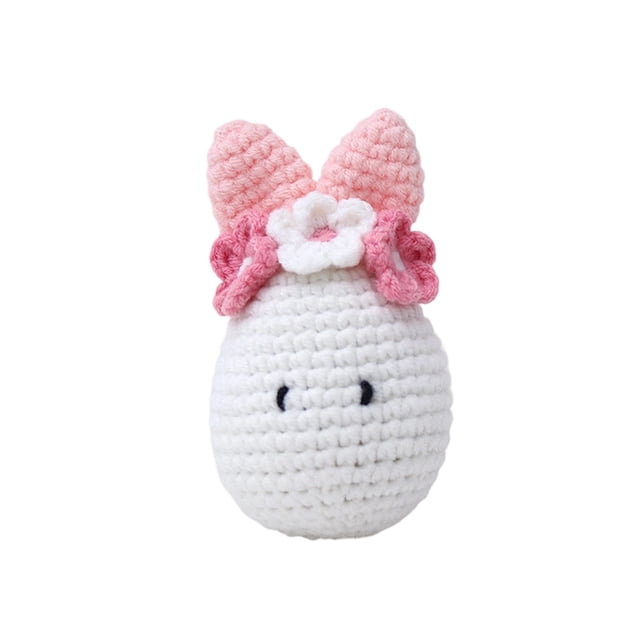 Huevos Decorativos de Pascua para la Decoración Del Hogar Ornamento de Huevo de Conejo Hecho a Mano Lindo Regalo de Primavera para Niños Cesta de Pascua Relleno de Huevos para la Caza de Huevos de Pas