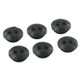 Verolina 6 Pcs Rubber Grommet 2 Holes Fuel Tank Seal Grommet Fuel Tank