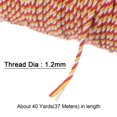 thumbnail image 2 of 2uds Nylon Rebordear Cordón 1,2mm x 40 Yardas Pulsera Anudar Cuerda, Mixto-Color N Unique Bargains cordón de abalorios, 2 of 5