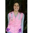 thumbnail image 3 of Eagle Eye Explorer Veste Cargo pour Enfants pour Garçons et Filles avec Sangles de Sécurité Réfléchissantes. 100 % Coton - Rose - TP, 3 of 6