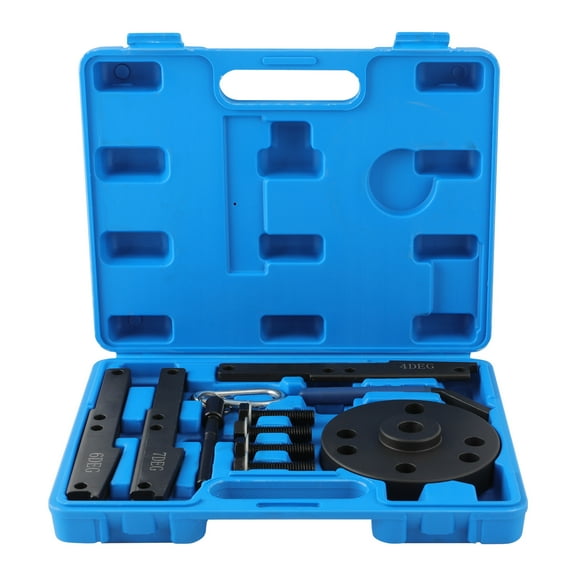 maXpeedingrods 3163021 Cam Timing Tool Kit & 3163530 Engine Brake Adjustment Tool for Cummins ISX QSX X15 Engines 2007-2017, 4/5/6/7 Degree Wedge with Carrying Case, 3163069 163020 (16 PCS)