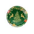 thumbnail image 3 of Zynviq 10pc Christmas Paper&nbsp;Plates 9in Christmas Tree Disposable Paper Plates Paper Green Round Reusable Party Supplies And Decorations, 3 of 6