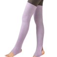 thumbnail image 2 of Winter Women Leg Warmers Knitted Ballet Yoga Dance Warm Knee Long Legging Socks, 2 of 6