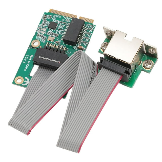 PCI Express Ethernet Voiture, Mini PCIE Ethernet Carte RTL8111H 10 100 1000Mbps pour Ordinateur
