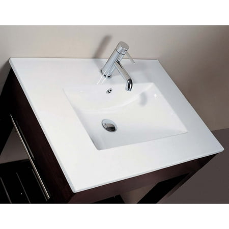 Integrated Bowl - Avanity 25W x 22D in. Vitreous China Vanity Top with Integrated Sink