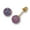 Colorname Misc: Lavender Purple, variant on 14k Yellow Gold Colors Of Simulated Fire Opal 6mm Ball Post Stud Screw Back Earrings (light-pink) Ball Earring for Women