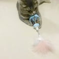 thumbnail image 2 of Juguete para gatos con plumas, juguete interactivo para gatos, juguete para mascotas, 2 of 7