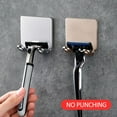 thumbnail image 3 of Bathroom Razor Holder Selfadhesive Wall Hook For Key Towel Holder Kitchen Organizer Shelf Shaver Storage Hook Bathroom Organizer, 3 of 10