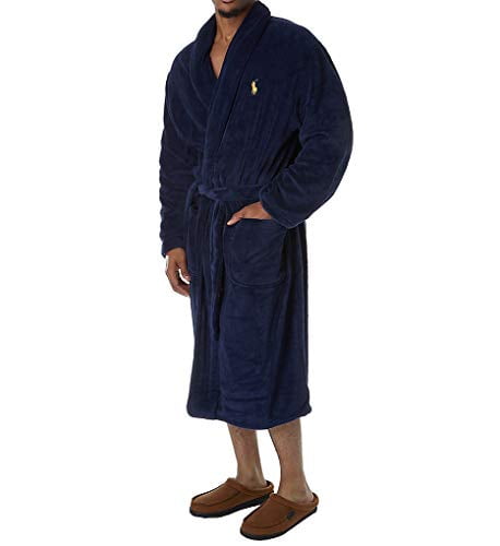 ralph lauren fleece robe