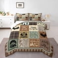 thumbnail image 1 of YST Rv Camper Theme Bedding Set Toddler,Kids Happy Camping Comforter Set Rustic Cabin Room Decor,Travel Trailers Accessories Camper Quilts for Bunk,Patchwork Buffalo Plaid Comforter Set 2Pcs, 1 of 5