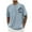 Light Blue ①, variant on Chiccall Mens Plus Size T Shirts Summer Beach Short Sleeve Crew Neck Casual Tropical Graphic Tees Tops Black ①