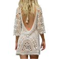thumbnail image 1 of YSTIANN Robe de Plage Tricotée pour Femmes Couverture de Bikini Été Couverture de Plage Blouse de Bikini WJ85-2313, 1 of 6