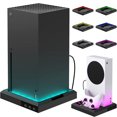 thumbnail image 1 of Soporte RGB para consola Xbox Series S/X con 3 puertos USB adicionales y soporte vertical, 1 of 7