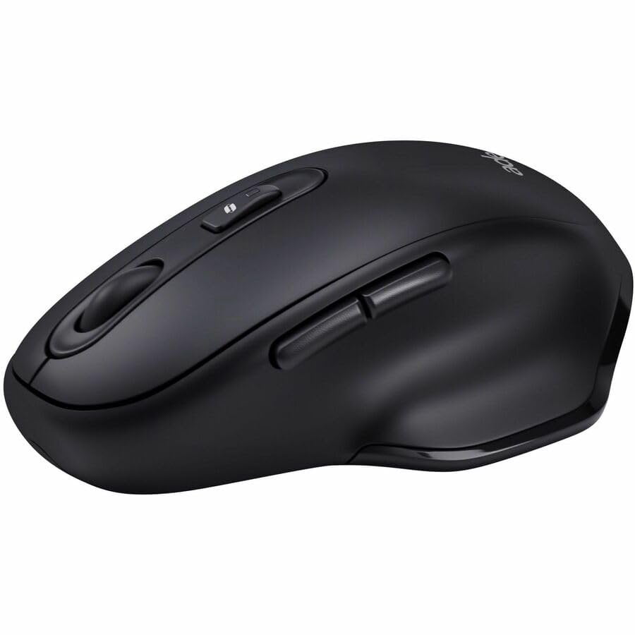 Adesso iMouse A50 Ergonomic Wireless Mouse, Bluetooth and 2.4GHz Dual Mode with USB-C Receiver, CoPilot AI Hotkey, Adjustable DPI, Right Hand Design