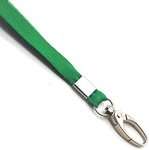 Tekola Blue Lanyards 50Pcs Nylon Bulk Lanyard for Id Badges,Badge Lanyards Swivel Hooks Clips Great for Name Tags Badge (50PCS, Blue)