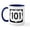 White/Navy Inside, variant on CafePress - U.S. Route 101 Mug - 11 oz Ceramic Mug - Novelty Coffee Tea Cup