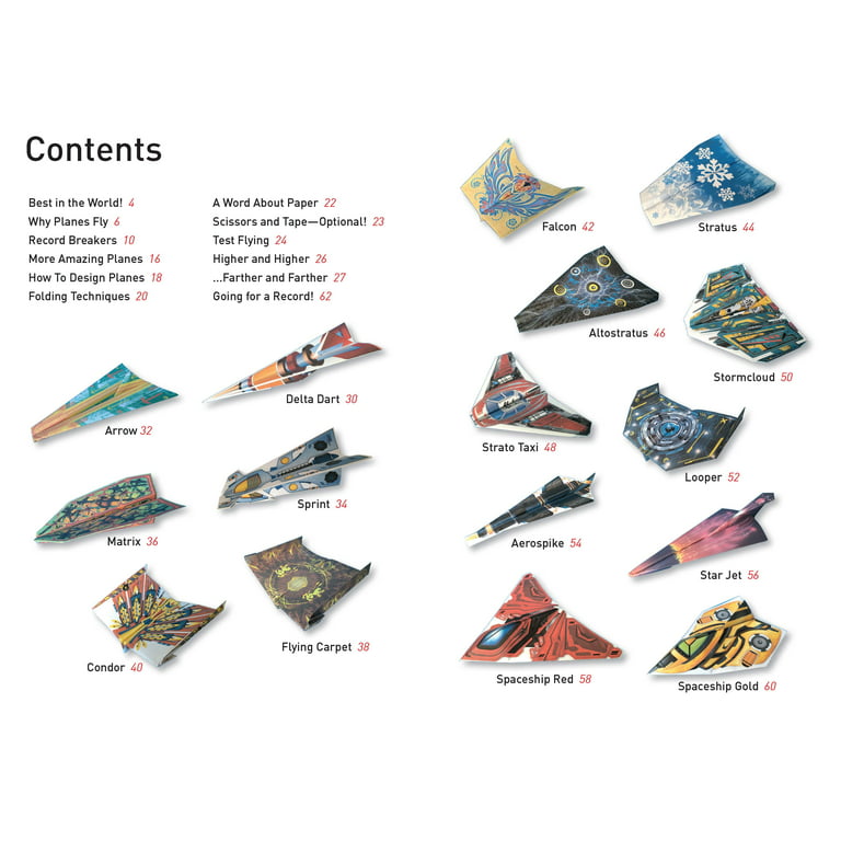 High-Performance Paper Airplanes Kit( BOOK)