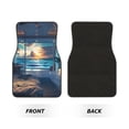 thumbnail image 2 of Naloa Ocean View Bedroom Car Foot Mat Set of 4 Pieces - Universal Floor Liner Neoprene Full Set Floor Mats for Cars Trucks SUV, 2 of 7
