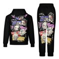 thumbnail image 6 of Demon Slayer Kids' Sweatshirt & Pants Set 2 Pcs Tracksuit Outfit Casual Pullover Hoodie Sweatpants for Daily & Travel 150CM, 6 of 8