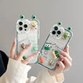 thumbnail image 2 of Sanrio Kero Keroppi-fundas de teléfono con bolsillo para tarjetas para iPhone 14, 13, 12, 11 Pro Max, XR, X, XS MAX, 8, 7 Plus, funda transparente anticaída Fivean unisex, 2 of 2