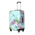 thumbnail image 2 of Xecao Dragonfly Floral print Elastic Luggage Cover, with double-sided print , is perfect for travel, business, and daily use, 2 of 9