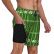 thumbnail image 2 of Balery American Football Field2 Bañador para hombre, shorts de playa de secado rápido con entrepierna y forro de compresión-X-Large, 2 of 6