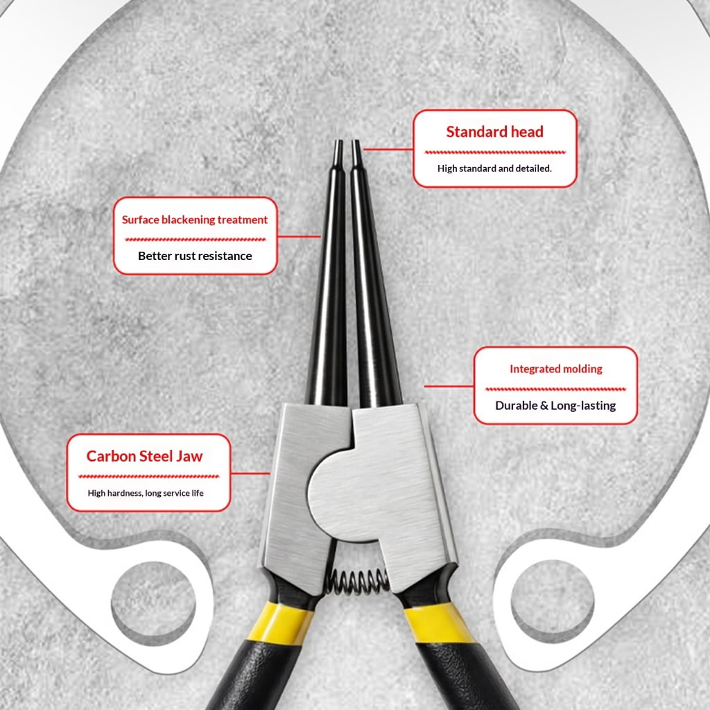 PatungKu Durability Construction Snap Rings Pliers Durability Internal External Circlip Plier