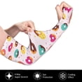 thumbnail image 3 of Goofa Colorful Donuts Pattern UV Sun Protection Arm Sleeves, UPF 50 Sports Cooling Arm Compression Sleeves for Men Women Teenager, 3 of 8