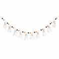 thumbnail image 2 of CaiYueKe Halloween Ghost Bead Garland, Decorative Hanging Ghost Ornaments with Beads for Mantel Wall Shelf Party Home Display, Festive Holiday Decor for Indoor Entryway Living Room Bedroom, 2 of 8