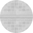 thumbnail image 1 of Ahgly Company Machine Washable Indoor Round Transitional Gray Cloud Gray Area Rugs, 3' Round, 1 of 7