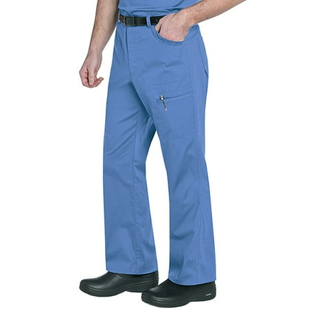 Dart Stop - Landau Men's Cargo Ripstop Scrub Pant with Knee Darts