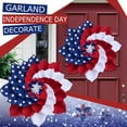 thumbnail image 2 of Moocorvic 4th of July Decorations Independence Day Garland Decoration Red White And Blue Decorations Bunting Banner,for Yard,Garden Decoration, Festival, Holiday, Party Decor, 2 of 9