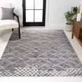 thumbnail image 5 of JONATHAN Y MOROCCAN HYPE 4 x 6 Area Rug, Asilah Moroccan Diamond - Gray, MOH300B-4, 5 of 10