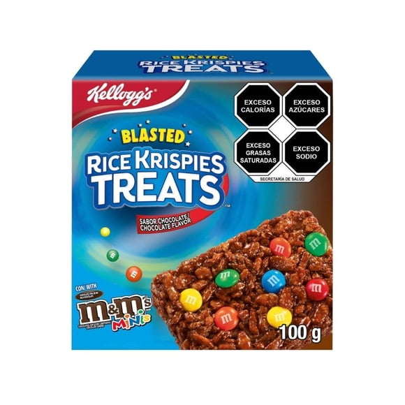 Barras de Cereal Kellogg's Rice Krispies Chocolate M&Ms 100 g