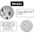 thumbnail image 2 of 4PCS Cute Ghost Halloween Shower Curtain Set, Waterproof Fabric Black Shower Curtain, Non-Slip Bath Mat Bathroom Rugs, Funny Cartoon Spooky Orange Pumpkin Teen Girls Boys Kids Bathroom Decor, 2 of 7