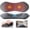Light Gray, variant on 2026TripleHBB 3-in-1 Electric Lumbar Support Pillow, 2026 New Triple Fusion Back Massager with Heat, Vibration & Traction