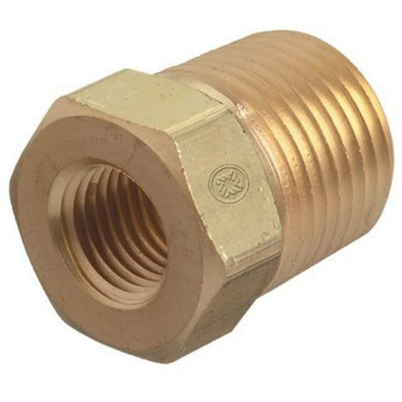 Pipe Thread Bushings, 3,000 PSIG, Brass, 1/4 in (NPT);3/8 in (NPT)