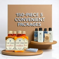 Roomsium Guest Amenities Bundle Victor & N-Recycled Body 150 Piece