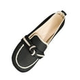 thumbnail image 2 of Wowcloth Woman's Casual Slip-On Flats, Bow Detail with Two-Tone Round Toe, Fashionable and Comfortable Flat Shoes for Daily Wear and Leisure, 2 of 9