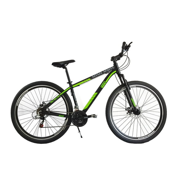Bicicleta Montaña Alurock Kraken 21 Vel Rod 29 Freno Disco Verde ALUROCK KRAKEN$MONTAÑA