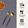 thumbnail image 5 of Placemats Set of 24 for Dining Table, Table Placemats, Rectangular Vinyl, PVC, 18x12 Inches - Gray, 5 of 8