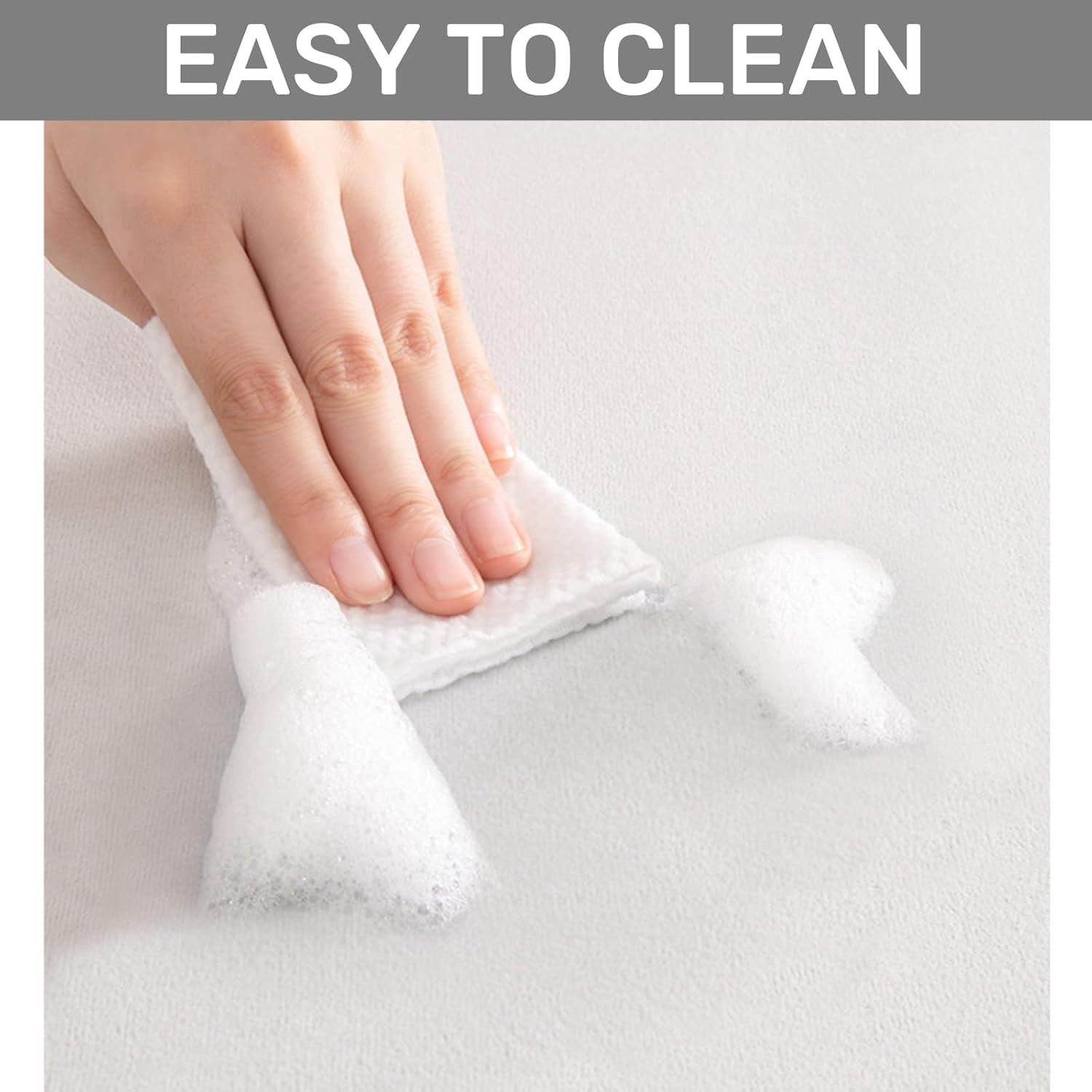 24"x24" Washer Dryer Cover - Non-Slip Washing Machine Top Mat, Cut-to-Fit Laundry Machine Protector for Kitchen/Home, Absorbent Quick-Dry Pad (Ivory, 24''x24'')