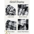 thumbnail image 5 of SILVERCELL 2Pcs Toddler Boys Girls Long Sleeve Pajamas Set Kids Button Down Sleepwear Pjs Christmas Plaid Pajama Loungewear 1-6T, 5 of 9
