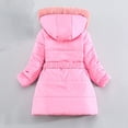thumbnail image 4 of KAUOD Girls Fleece-Lined Parka Coats Winter Padded Quilted Puffer Outwear Teen Kids Windproof Warm down Jackets with Pockets, 4 of 9
